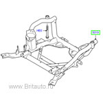 Шасси, передняя поперечина, range rover 2002 - 2009