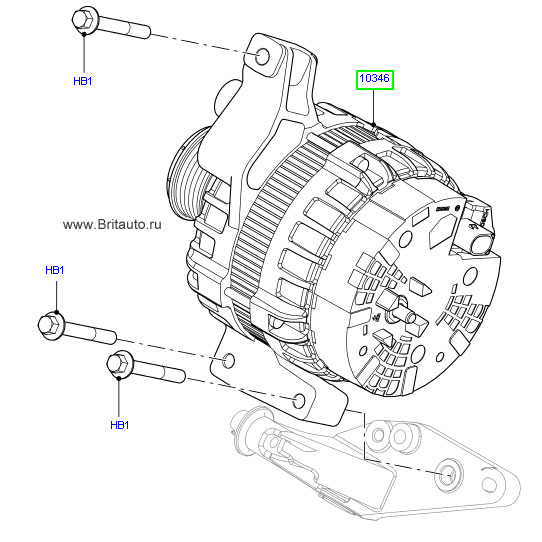 Генератор Land Rover Freelander и Range Rover Evoque