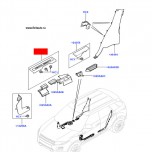 Накладка правого порога двери Evoque с FH000000
