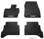 Комплект ворсовых ковриков салона, цвет: черный, Premium, Range Rover 2022 - 2025 и Range Rover Sport 2022 - 2025, стандартная колесная база SWB, комплект из 4-х штук.