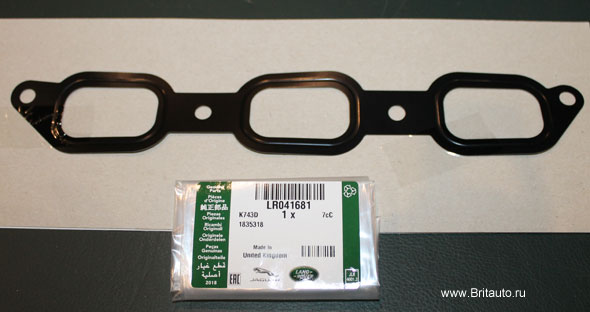 Прокладка впускного коллектора 3,0Л Бензин Land Rover Discovery Sport, Range Rover 2013 -2021, Range Rover Sport 2014 - 2022, Land Rover Discovery 5, Range Rover Velar.