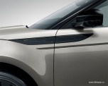 Решетка вентиляционная переднего левого крыла New Range Rover 2019, цвет: Gloss (Narvik) Black