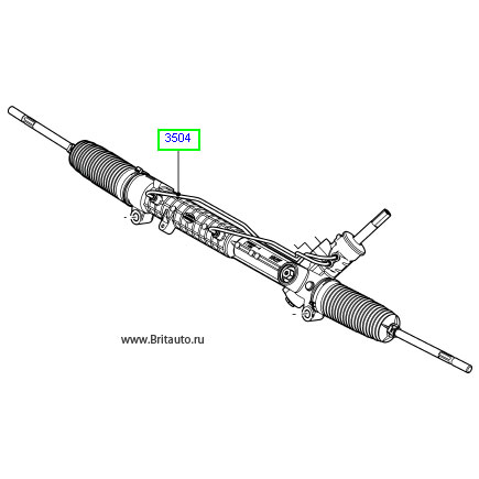 Рулевая рейка (рулевой механизм в сборе Land Rover Discovery 4