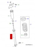 Амортизатор задний Jaguar XE, не адаптивный. задний привод