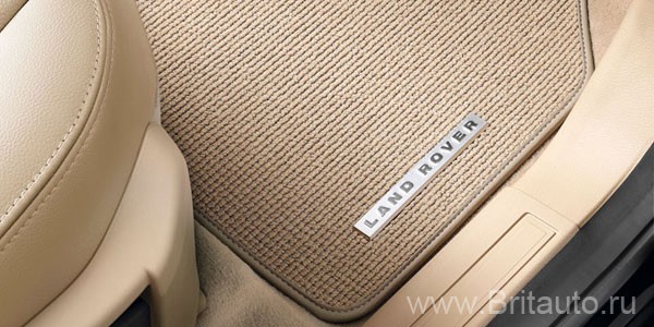 Коплект ворсовых ковров из 4шт. светлые, цвет nutmeg, на land rover freelander