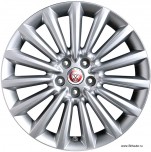 Колесный диск 8 x R18 Jaguar XJ, модель: Manra, передний, цвет: Sparkle Silver.