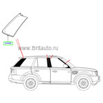 Накладка стойки крыши левая задняя Range Rover Sport 2002 - 2013