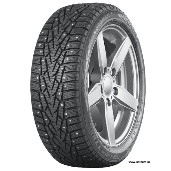 Nokian Tyres Nordman 7 225/50 R17 98T, автошина зимняя, шипы.