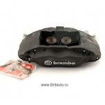 Суппорт Brembo переднего тормоза правый Range Rover 2002 - 2009, темно-серый