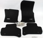 Комплект ковриков салона Jaguar XE, резиновые, черные, комплект из 4-х штук. Только на задний привод.