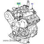 Двигатель 2,7 diesel v6 в сборе на land rover discovery 3, 4 и range rover sport 2005 - 2012