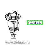 Фильтр топливный Range Rover 2002 - 2012, на 4,4Л Бензин, с крышкой и датчиком.