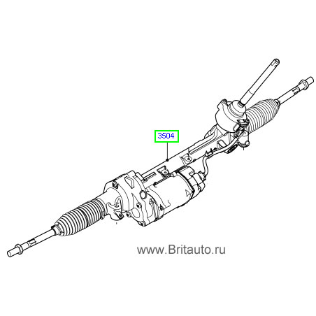 Рулевой механизм в сборе range rover evoque