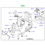 Дополнительный отопитель LR Discovery 3 и RRS 2006 - 2009 в сборе