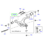 Рычаг передней подвески, правый нижний, на lr discovery