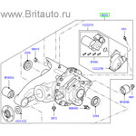 Картер заднего моста discovery 4 и range rover sport 2010 - 2013