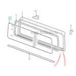 Стекло лобовое land rover defender 2007, стандартная тонировка, обогрев.
