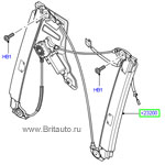 Стеклоподъемник левой передней (водительской) двери range rover 2002 - 2009,в сборе