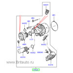 Муфта ведущего вала freelander ii, haldex gen4, совместимо с gen3