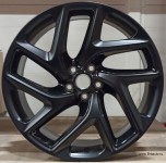 Колесный диск кованый Forged R22 Range Rover Sport 2023 - 2024 и Range Rover 2022 - 2024,  Style 5131, модель: Renegade, цвет: Gloss Black (черный глянцевый) + Matt Black (черный матовый).