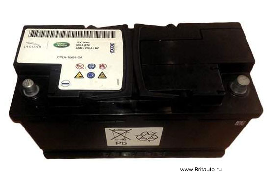 Аккумулятор 12V-80AH, 800A, AGM Jaguar - Land Rover. Оригинал Land Rover 100%, в оригинальной упаковке.