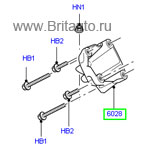 Кроншейн опоры двигателя 5,0Л Бензин правый land rover discovery 4 , range rover sport 2010 - 2013