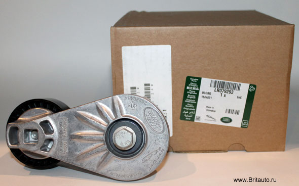 Ролик - натяжитель приводного ремня 3,0Л Дизель Land Rover Discovery 4 - 5, Range Rover 2013 - 2021, Range Rover Sport 2014 - 2022. Оригинал Land Rover, в оригинальной упаковке.