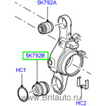 Сайлентблок нижняя втулка заднего кулака lr discovery iv, range rover 2010 - 2012, rrs 2009 - 2013