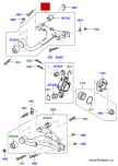 Рычаг задней подвески верхний левый Range Rover Sport 2005 - 2013. Оригинал Land Rover.