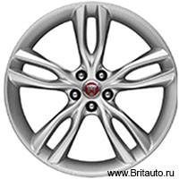 Колесный диск Star, 8,5 x R20, c 5-ю двойными спицами, на Jaguar XF.