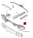 Передняя поперечина "телевизор" Jaguar S-Type