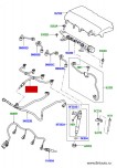 Трубопровод топливный возврат 2,2Л Дизель Land Rover Freelander 2, Range Rover Evoque 2012 - 2018, Land Rover Discovery Sport. Оригинал Land Rover.