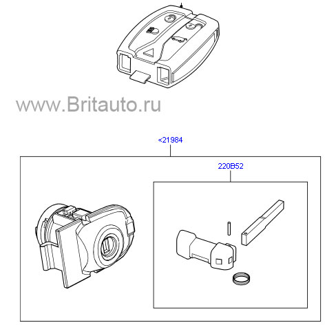 Брелок сигнализации и дистанционного управления freelander