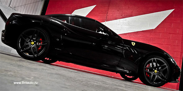 Kahn Monza Matt Black 12 x R22. Колесный диск Ferrari / Maserati, на заднюю пару, черный матовый.