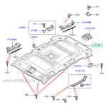 Обшивка потолка с люком, range rover 2010 - 2012, цвет: пергамент (parchment), с зеркалами