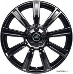 Колесный диск кованный R20 Range Rover Velar, Range Rover Evoque 2012 - 2023, Land Rover Discovery Sport, Jaguar F-Pace, Jaguar E-Pace, Jaguar I-Pace, цвет: Gloss Black (черный глянцевый).