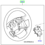 Рулевое колесо LR Freelander 2, без оборудования для телефона.