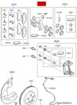 Суппорт передний правый стандартный Range Rover 2010 - 2020, Range Rover Sport 2010 - 2020, Land Rover Discovery 4.