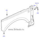 Крыло переднее правое range rover 2006 - 2012