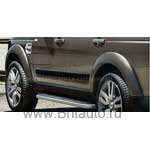 Land rover discovery 4: защитные молдинги дверей, без хромированной вставки.