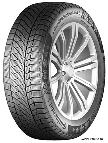 Автомобильная шина Continental ContiVikingContact 6 SUV 235/50 R19 103T, зима, без шипов.