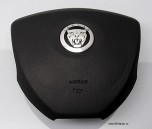 Подушка безопасности в руле Jaguar XF, XK, водительская, черная