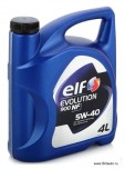 Моторное масло синтетическое ELF Evolution 900 NF 5W-40, в расфасовке 4Л.