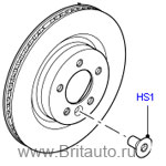 Диск тормозной передний range rover sport 2010 - 2012