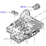 Клапан управления вакуумом с модулем управления коробкой передач. range rover, rrs и discovery