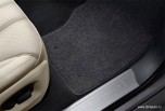 Комплект ковриков Premium салона Range Rover Sport 2014 - 2019, максимально плотный ворс (2050 гр. на кв. метр), цвет: Ebony (черный).