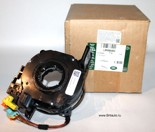 Датчик поворота руля Land Rover Discovery 5, Range Rover 2013 - 2017, Range Rover Sport 2014 - 2017. Запчасть оригинальная новая Land Rover, в оригинальной коробке.