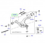 Рычаг передней подвески левый, комплектный узел, на Land Rover Discovery 4 с пневматической подвеской