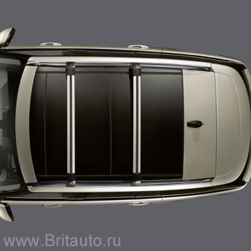 Комплект продольных рейлингов крыши Range Rover 2013 - 2018, цвет: Black (черные), на автомобиль со стандартной колесной базой (SWB).
