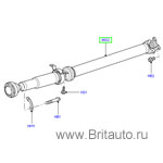 Задняя ведушая полуось - корданный вал в сборе с подшипником Land Rover Discovery 3, Land Rover Discovery 4. Оригинал Land Rover. 